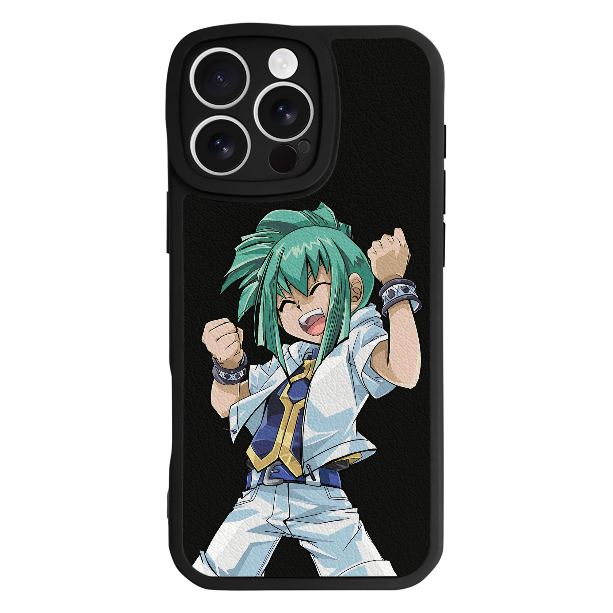 （画像用） 遊☆戯☆王 Yu-Gi-Oh! 【iPhone 16シリーズ対応】シリコンスマホケース（レザー調） 材質：シリコン